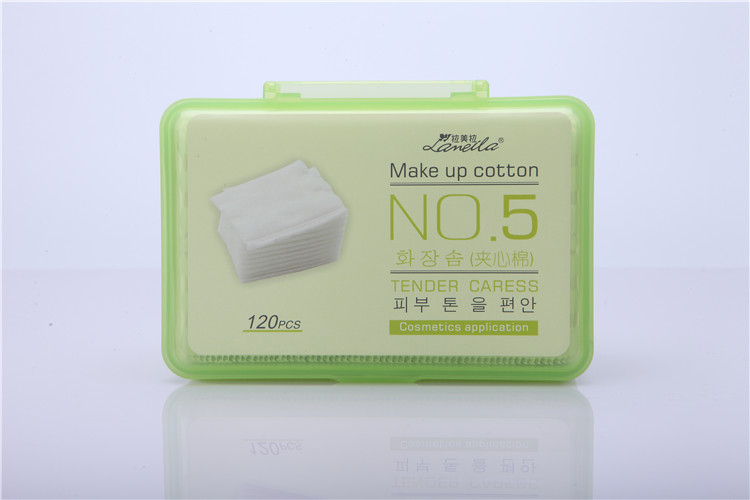 Meilamei 120pcs Cotton_pads Makeup Remover Disposable Cosmetic Cotton Pads For Face B111