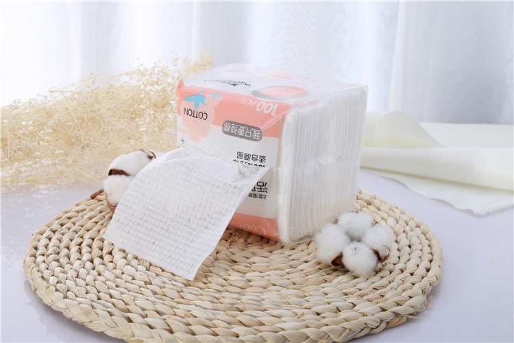 Meilamei 80pcs Cotton_pads Makeup Remover Disposable Cosmetic Cotton Pads For Face B0115