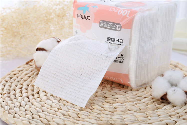 Meilamei 80pcs Cotton_pads Makeup Remover Disposable Cosmetic Cotton Pads For Face B125