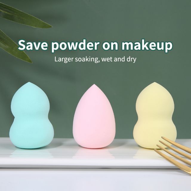 Meilamei Cosmetic Single Pack Mini Latex Free Gourd Shape Beauty Makeup Sponge MLM-E003-E004