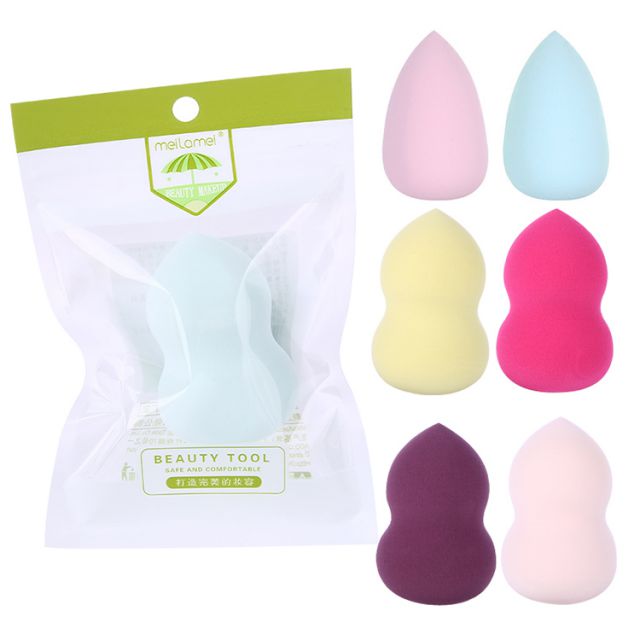 Meilamei Cosmetic Single Pack Mini Latex Free Gourd Shape Beauty Makeup Sponge MLM-E003-E004