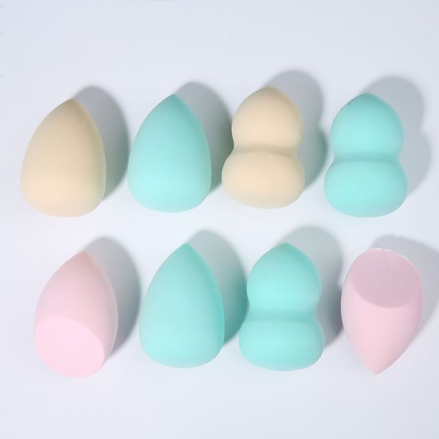 Meilamei 2 PCS 2021 New Arrived Free Latex Water drop Shape Cosmetic Makeup Sponge MLM-E038