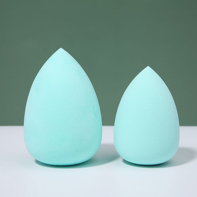 Meilamei 2 PCS 2021 New Arrived Free Latex Water drop Shape Cosmetic Makeup Sponge MLM-E038