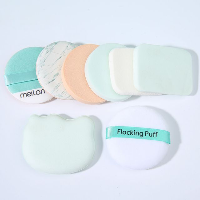 Novel Design Style Sponge Puff Set Beauty Cosmetic Powder Puff Packaging Boxes MLM-E500