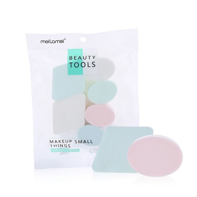 Various shapes Cosmetic Foundation Applicator Loose Powder Sponge Makeup Puff MLM-E508