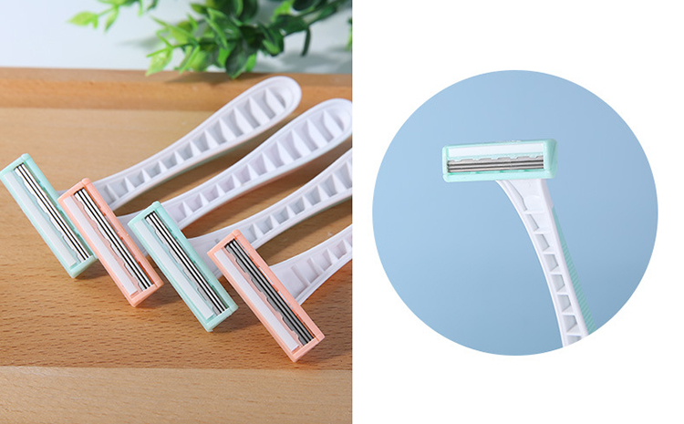 Lameila OEM custom plastic body shaving personal shaving knife safety shaving razor for woman A0919