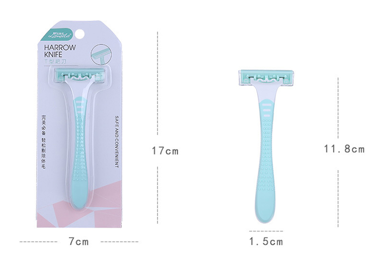 Lameila OEM custom plastic body shaving personal shaving knife safety shaving razor for woman A0919