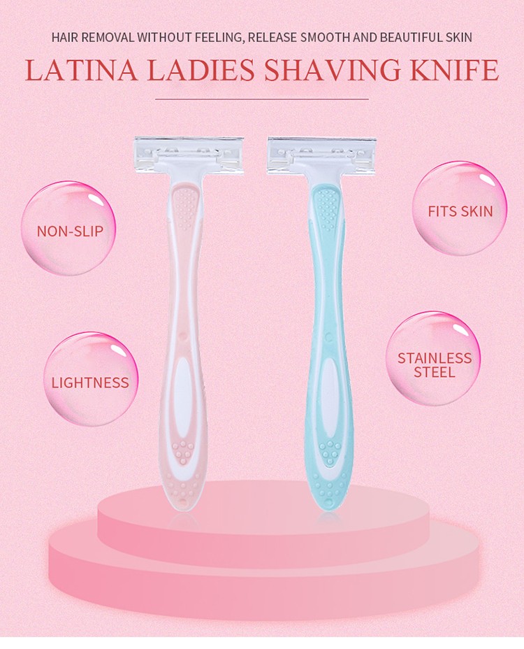lameila 1pc personal care plastic women safety blade razor for shaving women shaver knife women A0920