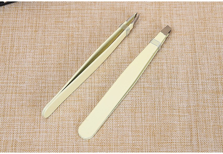 Lameila cosmetic factory eyebrow clip stainless steel eyebrow tweezers nippers makeup accessories A226