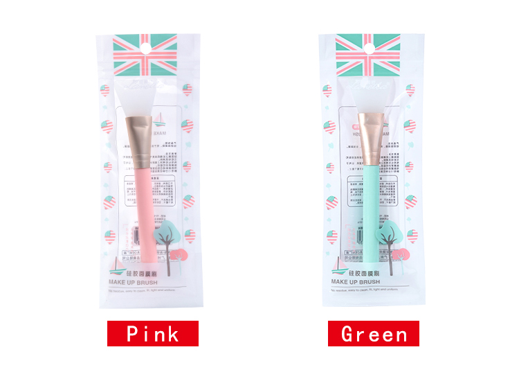 Lameila Custom Private Logo DIY Facial Mask Spatula Face Mask Applicator Brush Soft Clay Silicone Face Mask Brush D0888