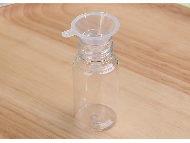 9 In 1 pet empty bottle packaging transparent travel plastic cosmetic bottles set