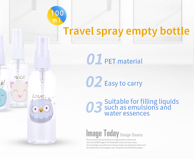 continuous 50ml spray bottles bottle spray pocket spray bottle LM727