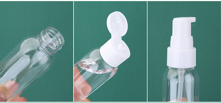 Clear Plastic Portable Cosmetic Smart Travel Empty Spray Bottles Set LM258