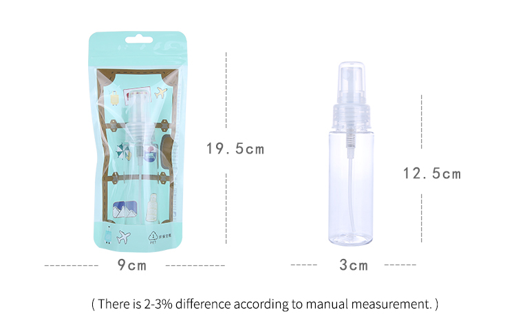 Lameila wholesale 50ml 100ml empty bottles for travel plastic empty spray bottles LM717 LM722