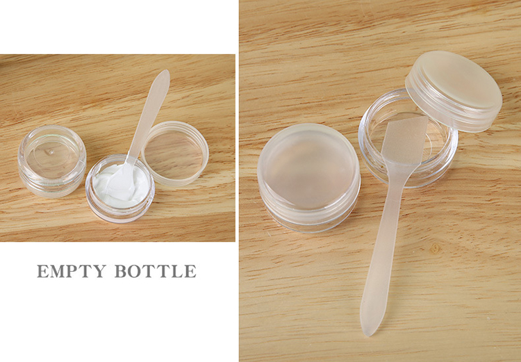 Portable packaging pet travel spray empty bottle plastic cosmetics bottles and jars set LM256