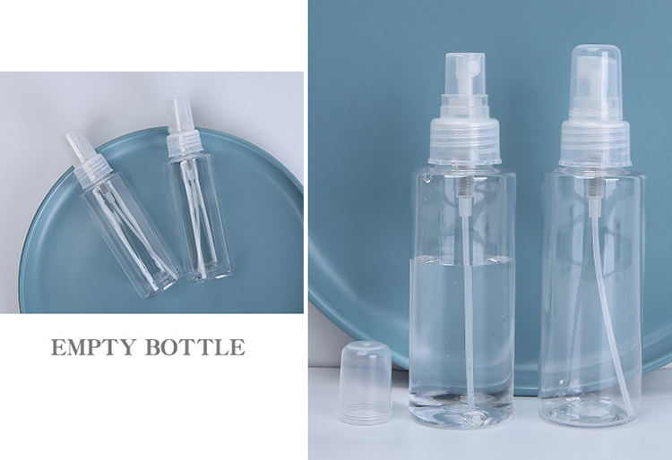 Lameila wholesale 50ml 100ml empty bottles for travel plastic empty spray bottles LM717 LM722