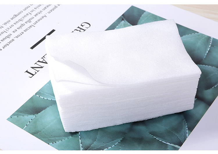 80pcs pure cotton pads wholesale disposable facial organic makeup remover cotton pads B0195