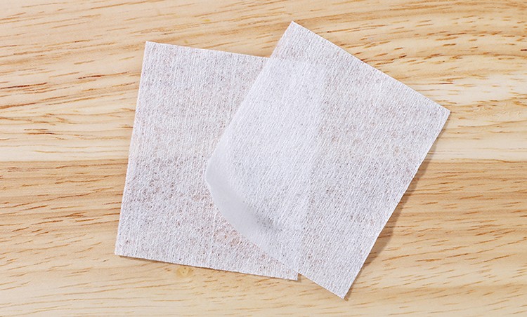 Eco Friendly 1100pcs Square Disposable Women Facial Cotton Makeup Remover Pads TM032