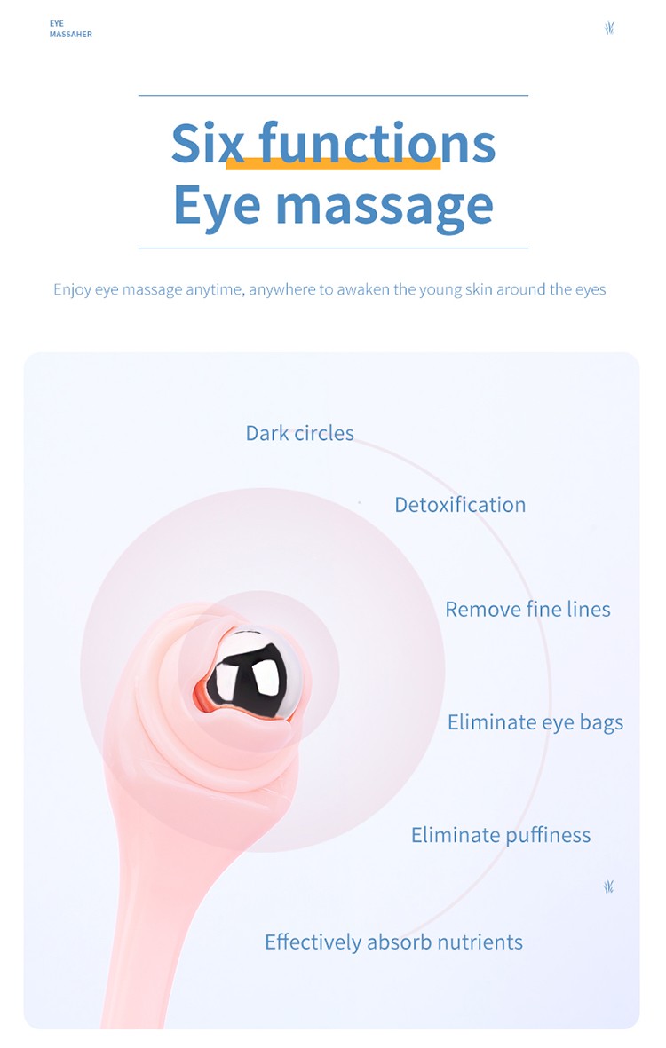 Lameila portable manual mini eye care massager 2021 personal handheld eye beauty massager M1059