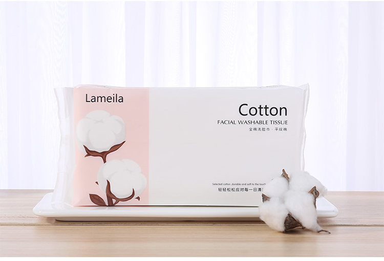 Lameila 100pcs large non woven wholesale face cotton remover make up pads square facial makeup cotton pad B313