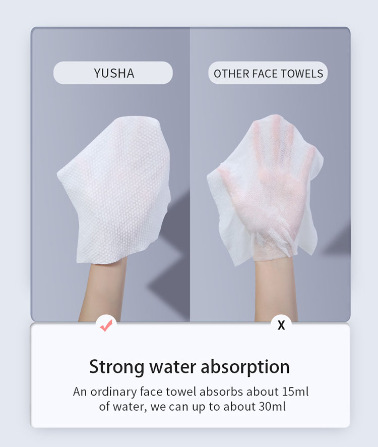 Yousha Pearl Pattern Facial Tissue Roll Cleansing Towel Makeup Remover Cotton Soft Disposable Towel TM089