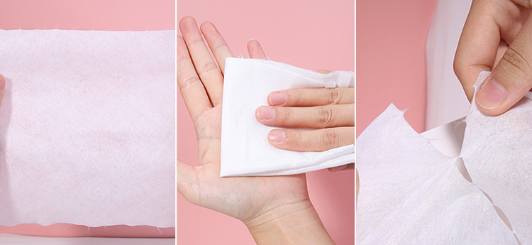 Removable Cotton Towels 100pcs Soft Disposable Facial Cleansing Towel Makeup Remover B149