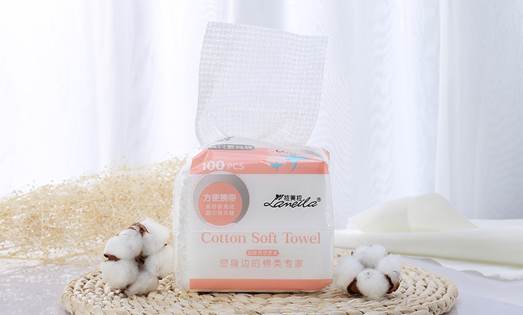 Lameila 100pcs Facial Cleaning Cotton Pads Eye Nail Polish Remover Soft Cotton Tissue B125