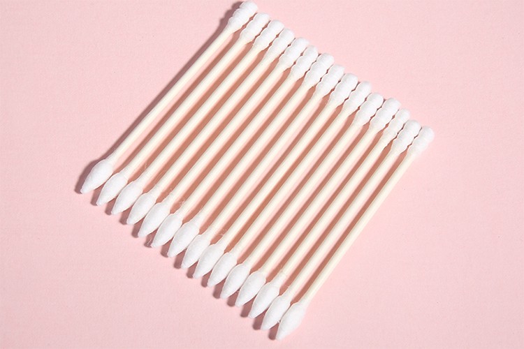 Lameila Cotton Swab White Black Pointed Spiral Bamboo Stick 250pcs Eco Friendly Organic Ear Cotton Buds With Storage A652