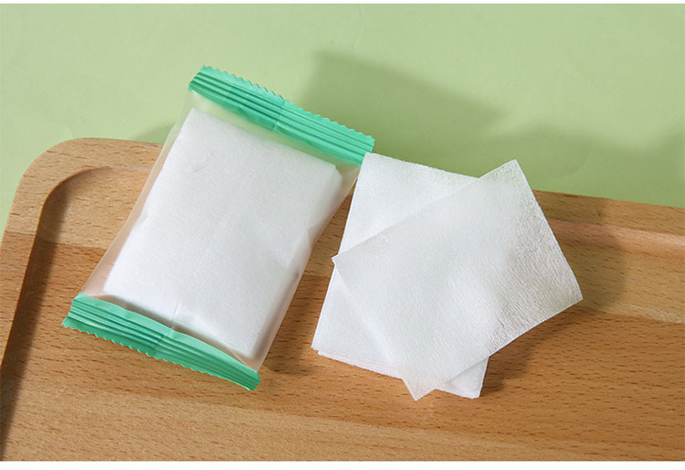 Portable individual package cotton pad square cotton pads makeup remover organic cotton pads N823