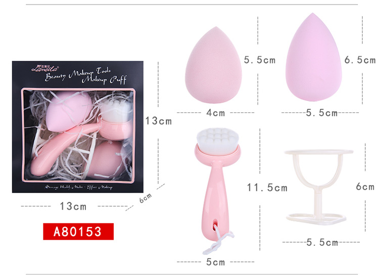 Lameila Packaging Box Festival Gift Custom Beauty Tools Makeup Sponges Set Cosmetic Foundation Puff Blender Latex Free A80152