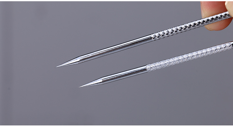 Lameila 2pcs Hot selling skin care blackhead Blemish Remover Needle double-sides stainless steel ance needle 097