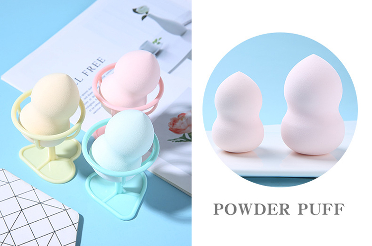 Lameila Best Selling 2in1 Makeup Blender Sponge with Holder Cosmetic Foundation Puff Beauty Egg Tools