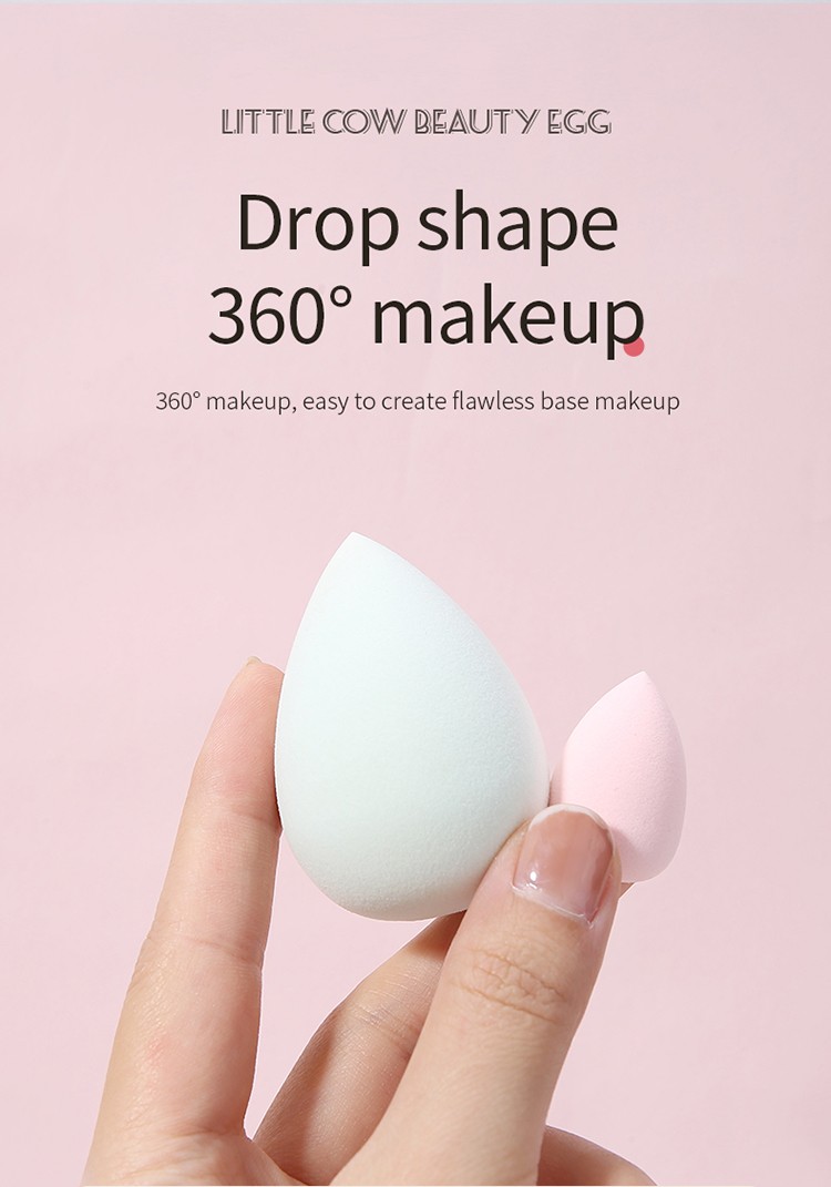 Lameila OEM logo travelcase 3in1 beauty sponge reusable soft latex free foundation makeup sponge blender packaging box A80212