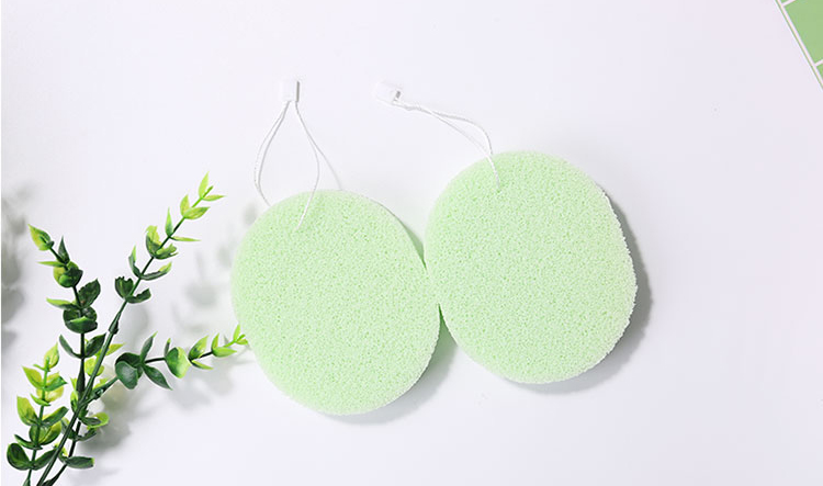 Lameila Face Sponges Reusable OEM 2pcs Deep Skin Cleaning Exfoliation Compressed Cellulose Facial Cleansing Sponge B2140