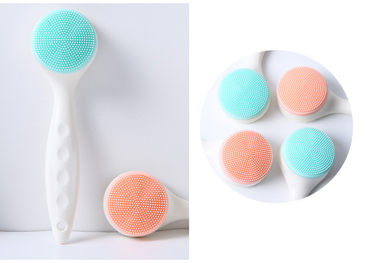 Lameila super soft silicon face cleanser massager brush single manual