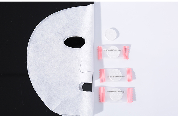 Lameila Compressed Silk Face Mask Sheet 30pcs Disposable Facial Mask Papers Wrapped DIY Women Makeup Face Beauty Tool D0875