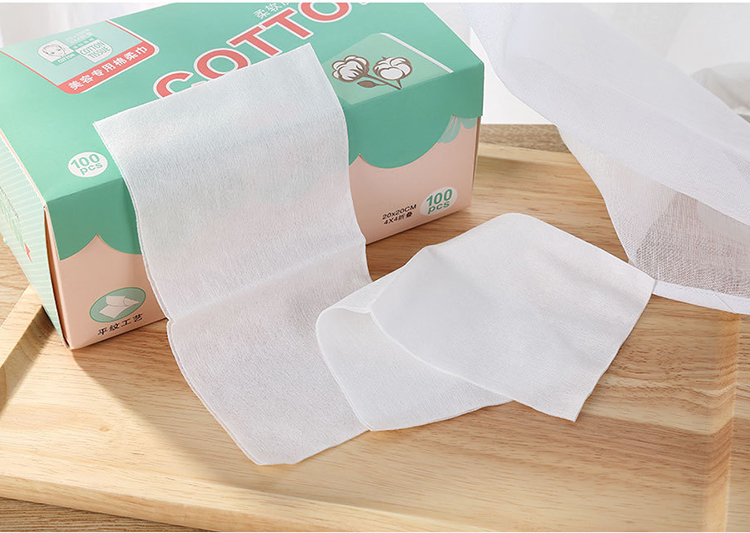 Lameila 100pcs Private custom face cleaning towel mesh pads disposable makeup cotton pads beauty products B147