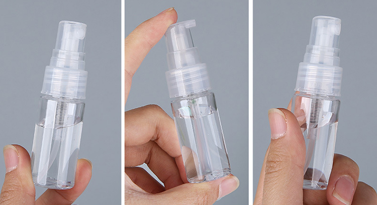 Lameila hot selling 2pcs transparent bottle spray plastic bottles portable travel bottle set LM254