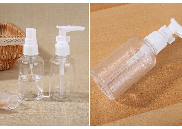 Lameila Portable 2pcs Perfume Transparent Spray Bottle Environmental Protection PET Plastic Travel Empty Bottles LM259