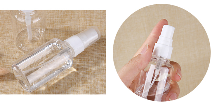 Lameila Portable 2pcs Perfume Transparent Spray Bottle Environmental Protection PET Plastic Travel Empty Bottles LM259