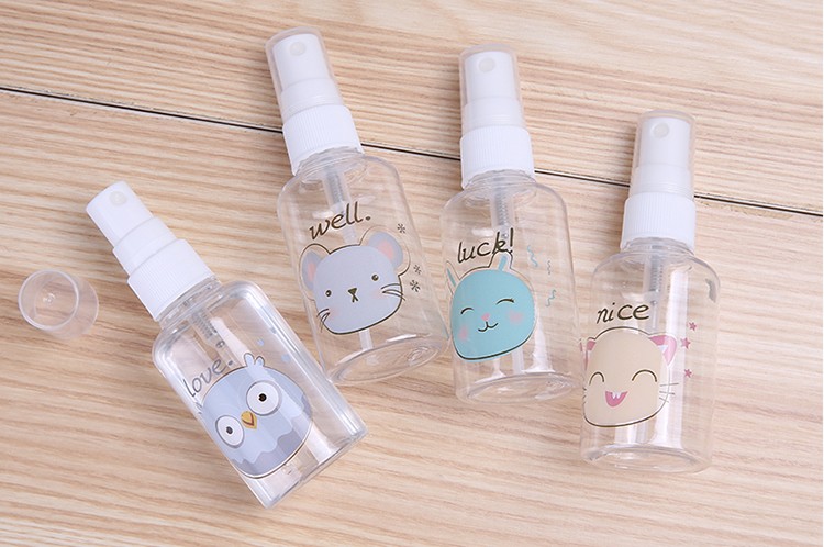 Lameila 75ml Pet Sprayer Empty Bottles Perfume Alcohol Fine Mist Alcohol Travel Pocket Plastic Empty Bottle Lm726