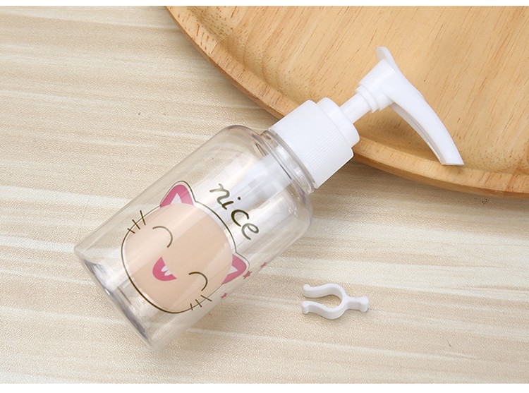 Lameila 75ml Pet Pump Bottles Portable Cosmetics Empty Travel Bottles Kit Lotion Plastic Bottle Plastic For Hand Sanitizer Lm733