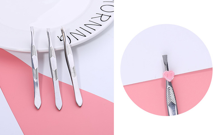 Lameila OEM makeup eye brow beauty tool professional stainless steel high quality eyebrow tweezer 3052