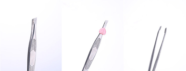 Lameila OEM makeup eye brow beauty tool professional stainless steel high quality eyebrow tweezer 3052