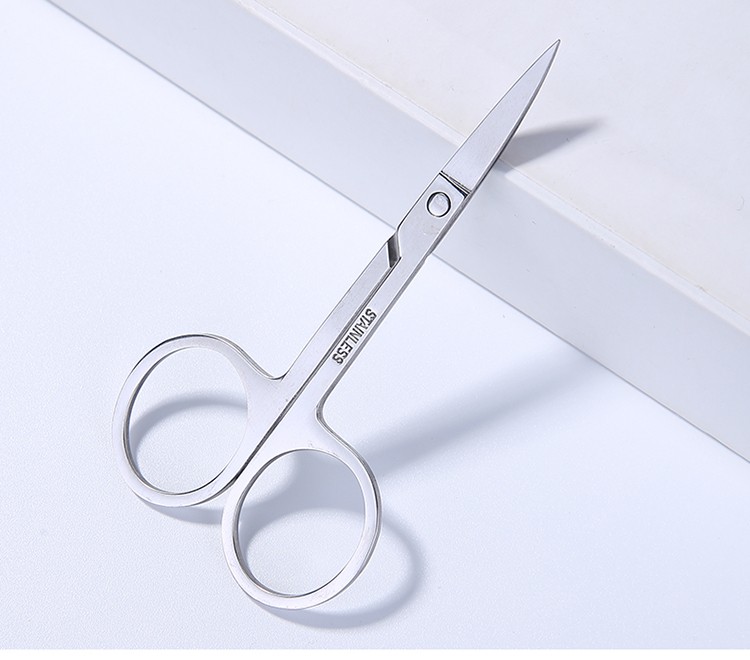 Lameila Beauty Tool Eyebrow Hair Remover Beauty Scissors Wholesale Custom Safety Small Eyebrow Trimming Scissors A0405