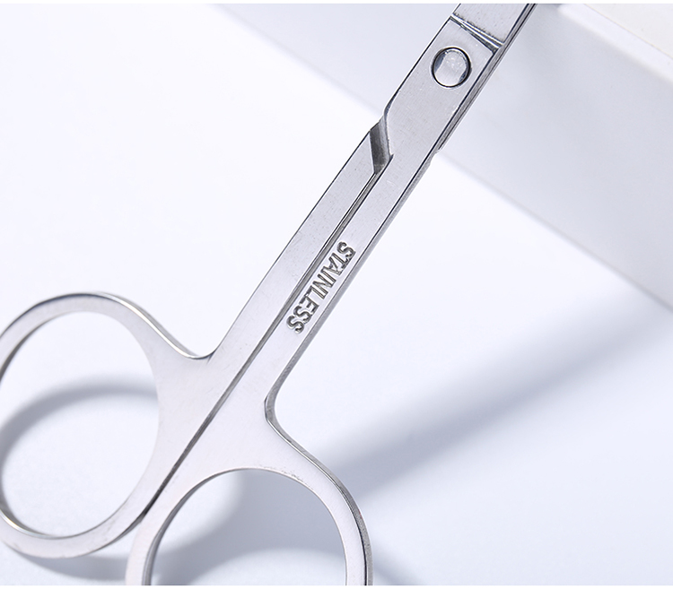 Lameila Beauty Tool Eyebrow Hair Remover Beauty Scissors Wholesale Custom Safety Small Eyebrow Trimming Scissors A0405