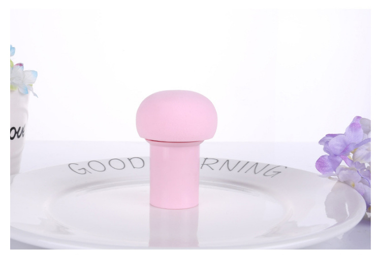 Lameila Plastic Handle Mushroom Shape Make Up Sponge Vendors Superfine Fiber Makeup Sponge With Case A795