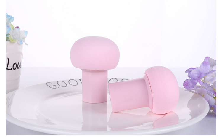 Lameila Plastic Handle Mushroom Shape Make Up Sponge Vendors Superfine Fiber Makeup Sponge With Case A795