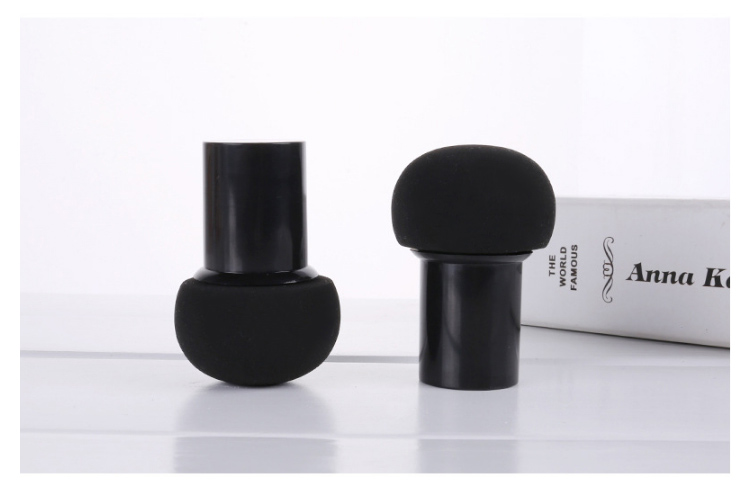 Lameila Wholesale Beauty Smooth Black Mushroom Soft Sponge Face Makeup Blender Foundation Powder Puff A79904