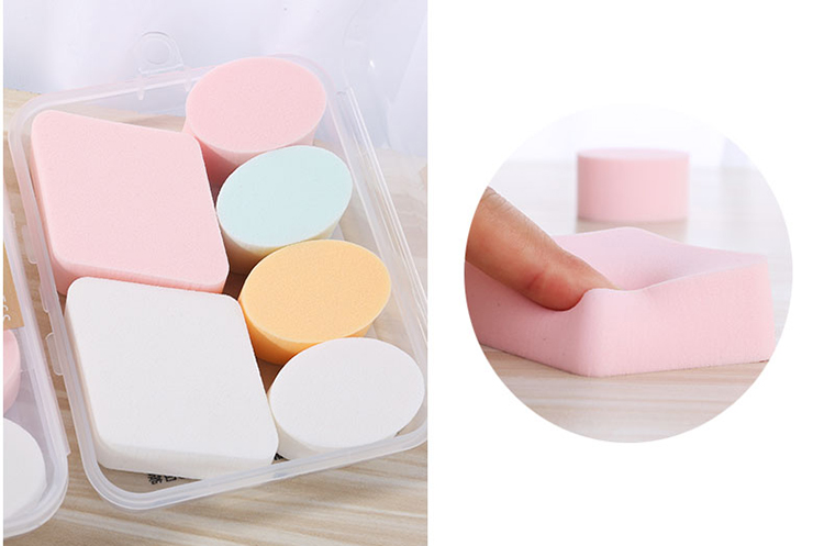 Lameila 6pcs Combination Puff High Quality Non Latex Soft Makeup Sponge Blender Private Label A79934